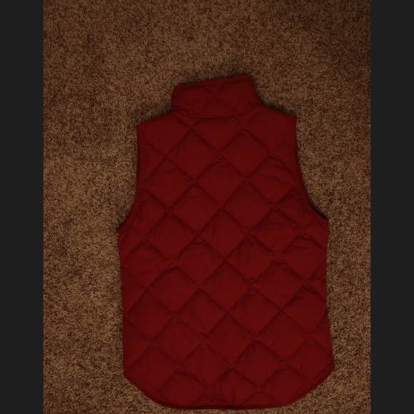 J.Crew Red Excursion Quilted Vest - Picture 7 of 7